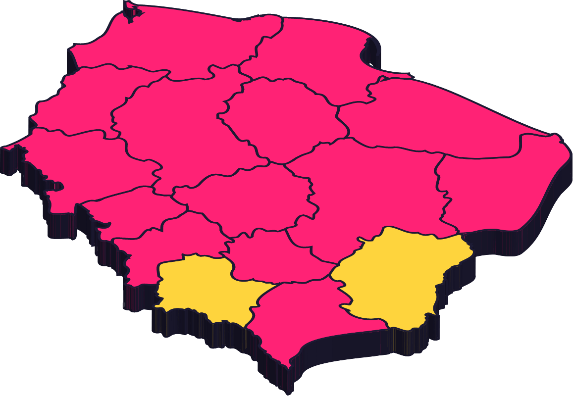 Mapa - Giga Makieta Polski